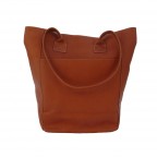 Saddle red shopping bag