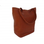 Saddle red shopping bag