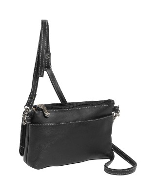 Black Shoulder Bag Wristlet