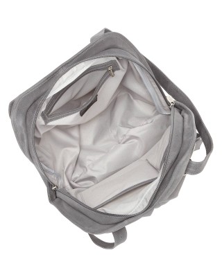 Convertible Buckle Charcoal Backpack