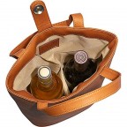 Double wine handle saddle bag