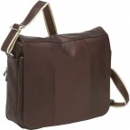 Expandable Chocolate Messenger Bag