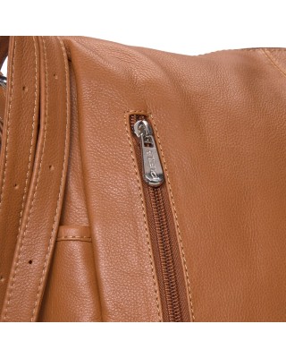 Honey Zip Top Tote