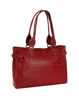 Large Women's Red Side Strap Handbag