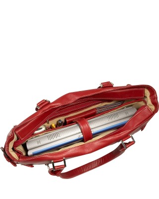 Large Women's Red Side Strap Handbag