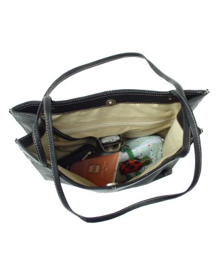 Medium Black One Size Shopping Bag