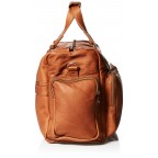 Multi-pocket leather tote