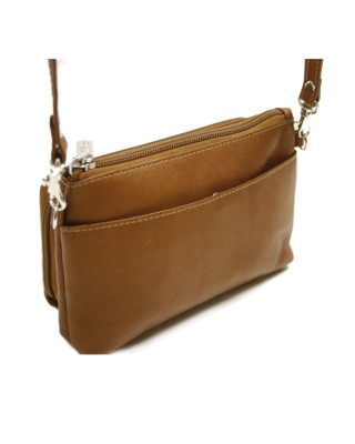 Saddle Shoulder Bag Wristlet