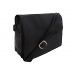 Small black tote with storage pocket