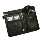 Small black tote with storage pocket