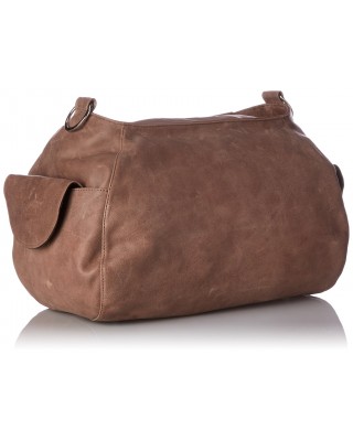 Top zip shoulder bag